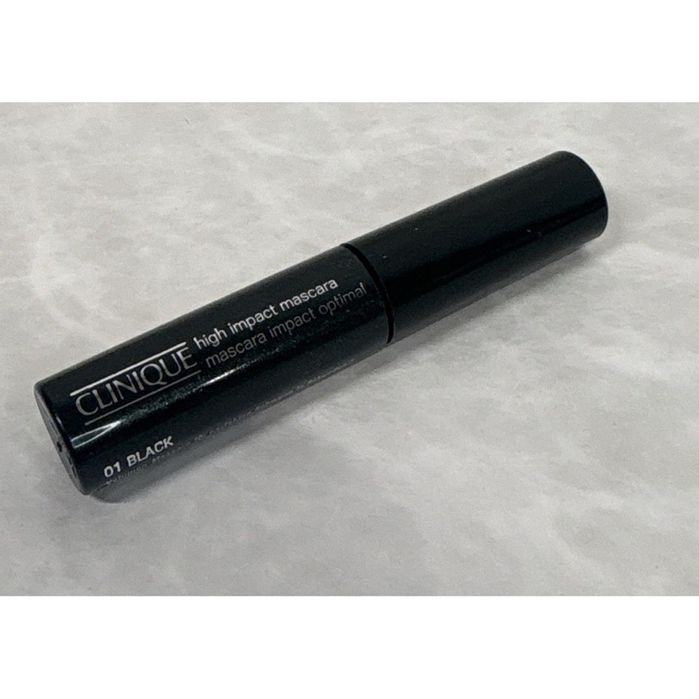 Clinique High Impact Mascara Mini 0.14 oz / 3.5 mL Shade 01 Black New No Box